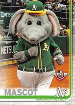 2019 Topps Opening Day #M10 Mascot Oakland Athletics ⚾ - £0.70 GBP