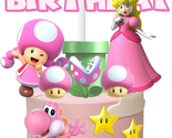 Princess Peach Party Decoration Cake Topper, 14Pcs Perfect Party Supplie... - $21.51