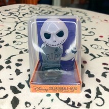 Disney Ruz Halloween TNBC Jack Skellington Zero Solar Bobble Head Tim Burton - £11.14 GBP