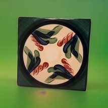 Gail Pittman 6&quot; Square Tile Trivet 1996 Signed Trinket  - €11,36 EUR