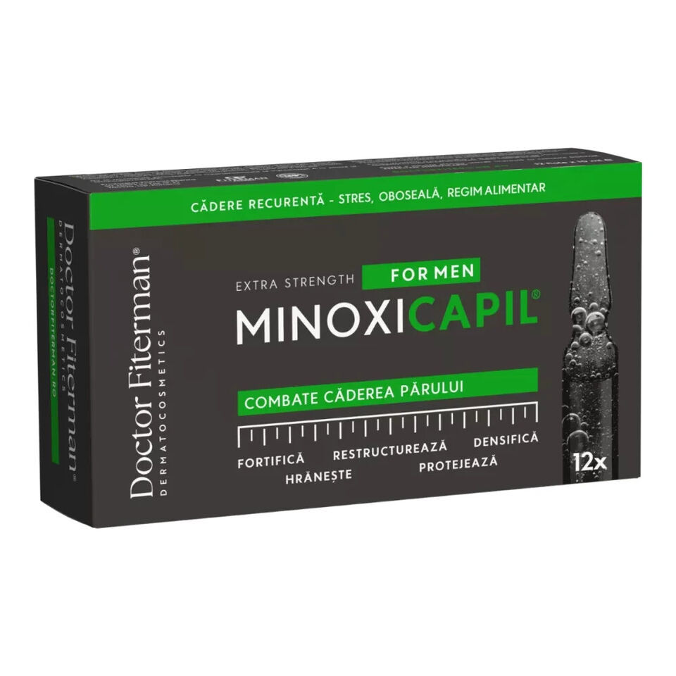 Minoxicapil Ampoules for Men Hair Loss Prevention 12 x 10ml