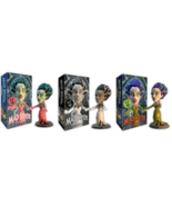 Retro A Go Go Mad Bride of Frankenstein Pack of 3 Tiny Terror Figures New! - £43.61 GBP