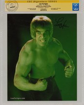 Lou Ferrigno SIGNED CGC SS Color Publicity Photo ~ The Incredible Hulk TV Series - £201.34 GBP