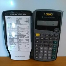 TEXAS INSTRUMENTS TI-30Xa SOLAR CALCULATOR - $12.08 CAD
