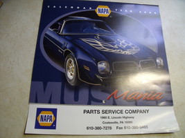2004 NAPA Automobile Themed Calendar - $14.00
