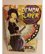 Book Manga Demon Slayer Kimetsu no Yaiba Volume 6 - £10.59 GBP