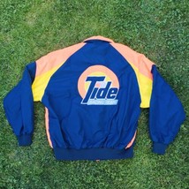 Vintage NASCAR Tide Racing Zip Up Jacket Coat Mens XL Osterman Made In USA 90’s - £35.57 GBP