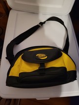 Thermos Polyurethane Yellow And Black Lunch Bag Adjustable Strap - £7.11 GBP