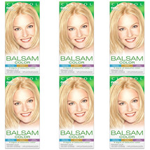 Pack of (6) New Clairol Balsam Permanent Hair Color, 600 Palest Blonde - £35.06 GBP