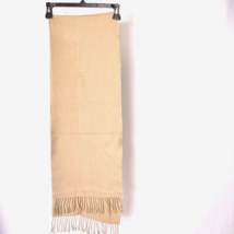 Cashmere Tan Scarf with Fringe - £12.02 GBP
