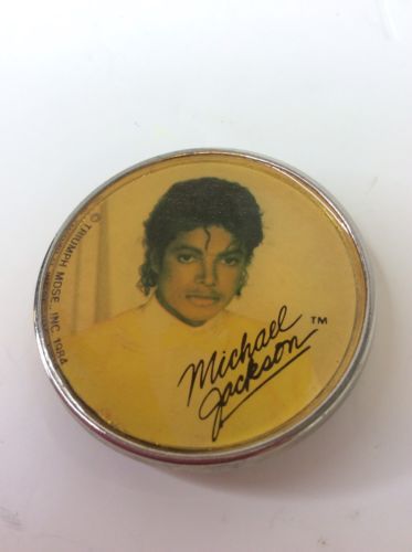 Michael Jackson Fashion Metal Belt Buckle Vintage 1984 Lee Triumph Made In USA - $19.33