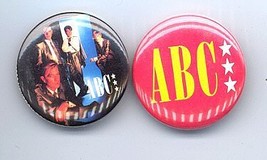 ABC Pinback Buttons 2 Different near MINT - £4.76 GBP
