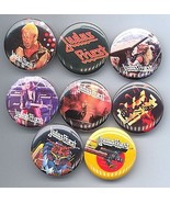 JUDAS PRIEST 1980-82 Pinback Buttons 8 Different - £15.97 GBP