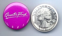 QUARTERFLASH Pinback Buttons 2 Different 1981 - £7.94 GBP