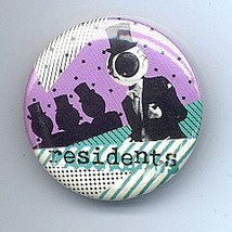 RESIDENTS Pinback Button near MINT - $4.98