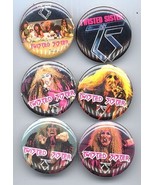 Twisted Sister 1984 Set of 6 Pinback Buttons - £10.37 GBP