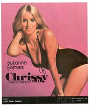 Suzanne Somers As Chrissy 1977 Poster Put-On Sticker - £4.75 GBP