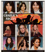CHARLIE&#39;S ANGELS 1978 Collage Poster Put-On Sticker - £4.78 GBP