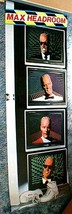 MAX HEADROOM Large 6 Foot Display Poster 1987 - £23.96 GBP