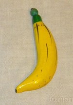 Yellow banana pendent or charm-wooden 2 1/2 inch - $6.65