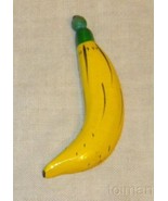 Yellow banana pendent or charm-wooden 2 1/2 inch - $6.65