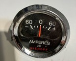 Niehoff Amp Gauge +/- 60 Amperes, DC Vintage Old School - £10.99 GBP