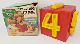 Vintage  Child Guidance Toys  Counting Cube Number Locking Block 103 in ... - $49.99