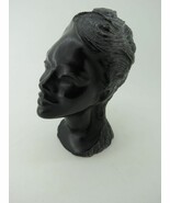 Vintage Koaniani Hawaii Black Coral Women&#39;s Head Bust Figure Frank Schir... - $380.59 MXN
