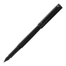 Sheaffer Engraved Matte Black Fountain Pen w/ Black Trim - Fine - £95.49 GBP