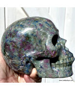 Large RARE Kyanite Ruby Crystal Skull, Awaken Psychic Ability Automatic ... - $695.00