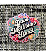 Dave Matthews Band Retro Leaves Purple Teal Pink Blue Sticker Slap  2.5&quot;... - $3.43
