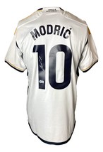 Luka Modric Unterzeichnet Real Madrid Adidas Fußball Trikot Bas - £271.37 GBP