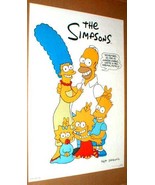 THE SIMPSONS A Nice Normal Family Original 1990 Poster - £15.97 GBP