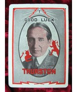 HOWARD THURSTON Magic Throw Out Card 1930&#39;s - £15.97 GBP