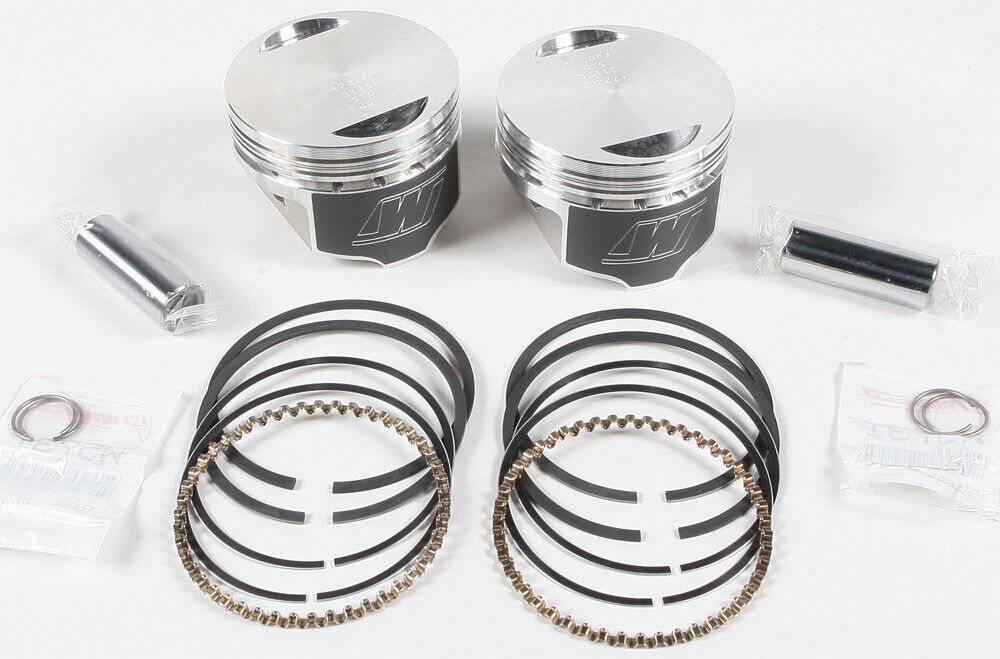 Wiseco K1640 Piston Kit(Flat Top)Stand Bore 3.498in., 8.5:1 Comp See Fit - $382.58