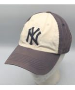 New York Yankees White Blue Franchise Hat Cotton Twins Cap Size Small - $457.92 MXN