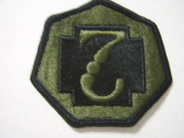 Army Patch 7th Medical Command Subdued - $3.35