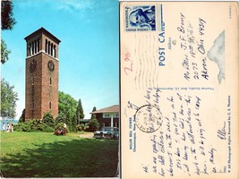 New York Chautauqua Miller Bell Tower Posted From 1970 VTG Postcard - £7.39 GBP