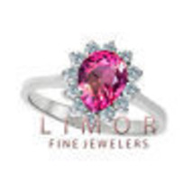 Women&#39;s Pear Shape Created Pink Sapphire Cocktail Ring 14K WG 8x6mm Size 7 - $296.01