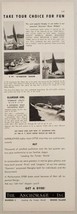 1956 Print Ad The Anchorage Glamour Girl &amp; Dyeresin Dhow Midget Warren,RI - £10.65 GBP
