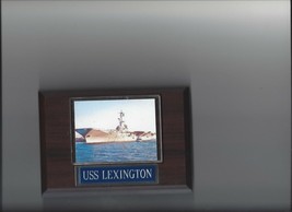 USS LEXINGTON PLAQUE NAVY US USA MILITARY CV-16 SHIP AIRCRAFT CARRIER - $3.95