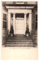 The Womens City Club of Boston Massachusetts AW Elson Co. Postcard - £5.83 GBP