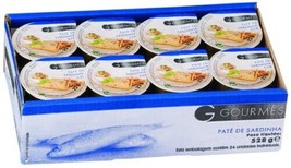 24 x 22g Cans Sardine Portuguese Pate Gourmes - Portugal Food Gourmet - £17.95 GBP