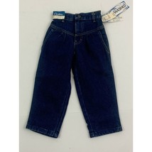 Vintage Carter&#39;s Girls 3T Jeans Denim Yoke Front Stonewashed USA NWT - £22.42 GBP