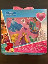 Disney Princess Sticker Fun Pack Reusable Age 3+ Multicolor Kids New - $3.95