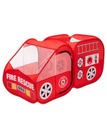 Fire Truck Tent for Kids, Toddlers, Boys &amp; Girls – Red Fire Engine Pop U... - £46.84 GBP