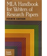 MLA Handbook for Writers of Research Papers, PaperBack Book J. Gibaldi - £4.45 GBP