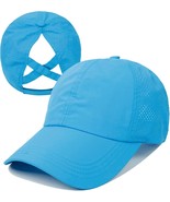 Women&#39;S Criss Cross Ponytail Baseball Caps By Koreshion With Quick Dryin... - $38.92