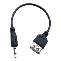 3.5mm Stereo Male Audio Headphone Plug to USB 2.0 Female Jack Cable Adapter - £6.43 GBP