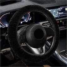 Car Fluffy Steering Wheel Cover, 15'' Universal Furry Auto Steering Whee... - $12.99